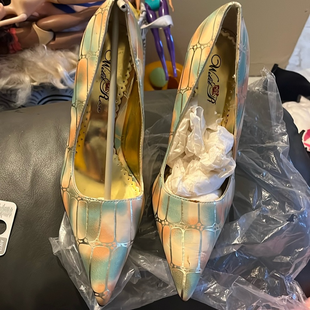 Women shoes. Multi color